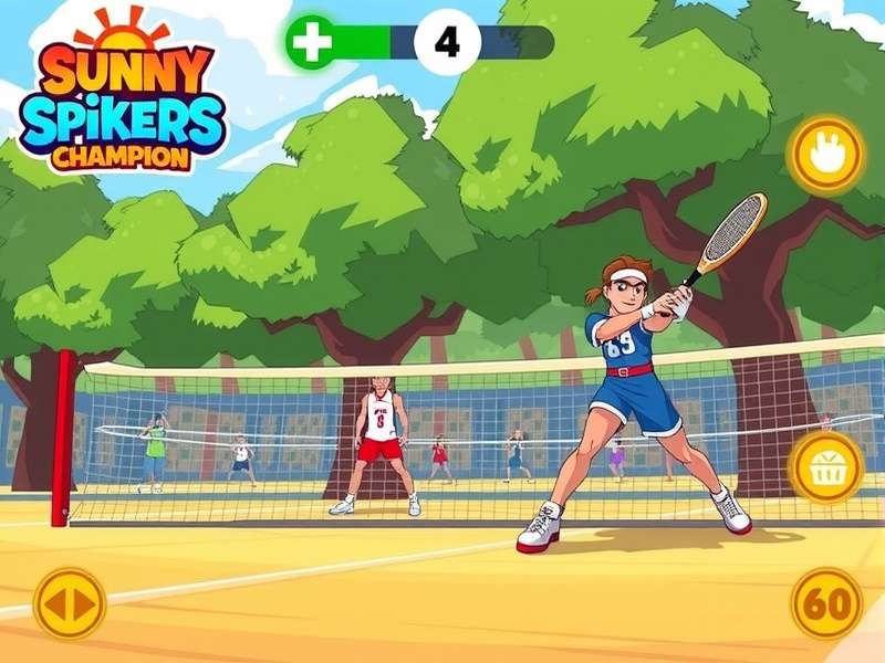 Sunny Spikers Champion gameplay screenshot